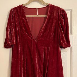 Free People Large Red Dress